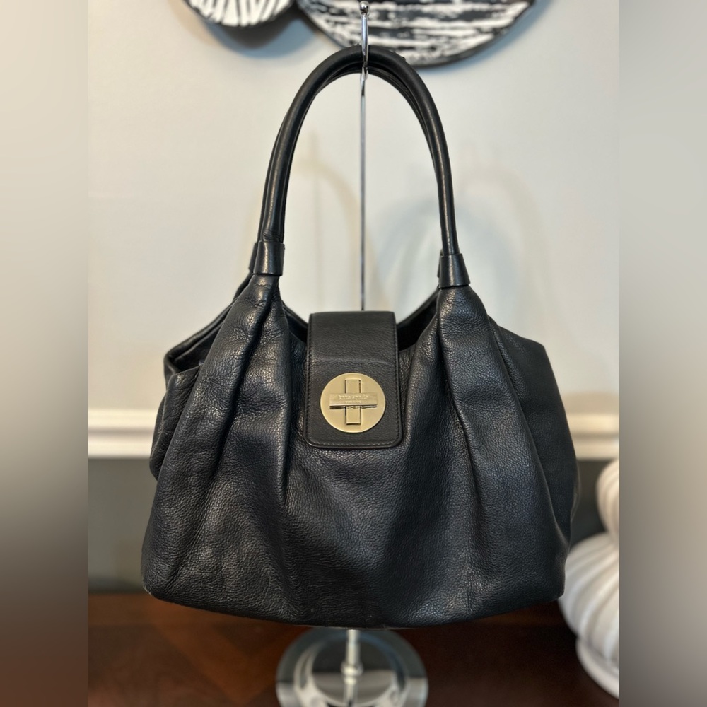 Kate Spade ♠️ Black Pebbled Leather Bag